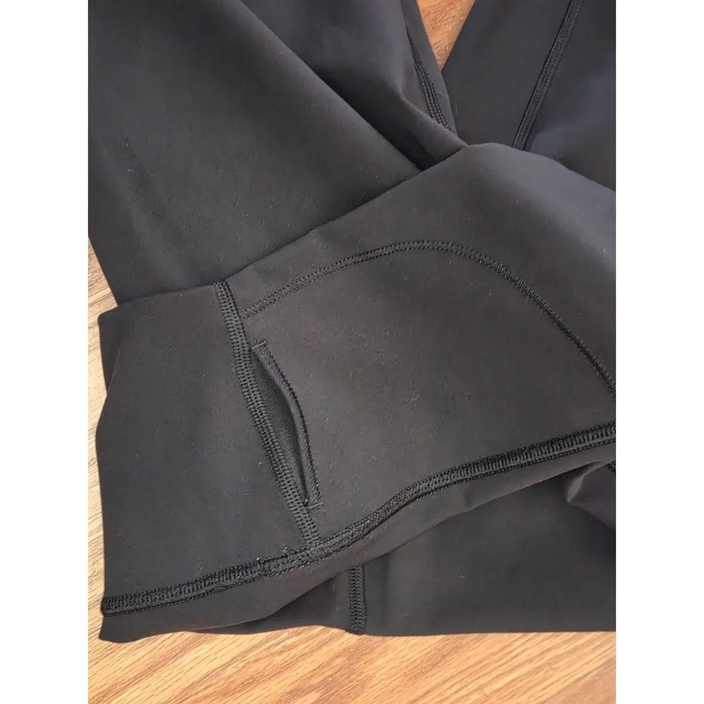 Lululemon Wunder Under High-Rise Crop 21‎ Black Luxtreme Leggings W6AIOS Size 8